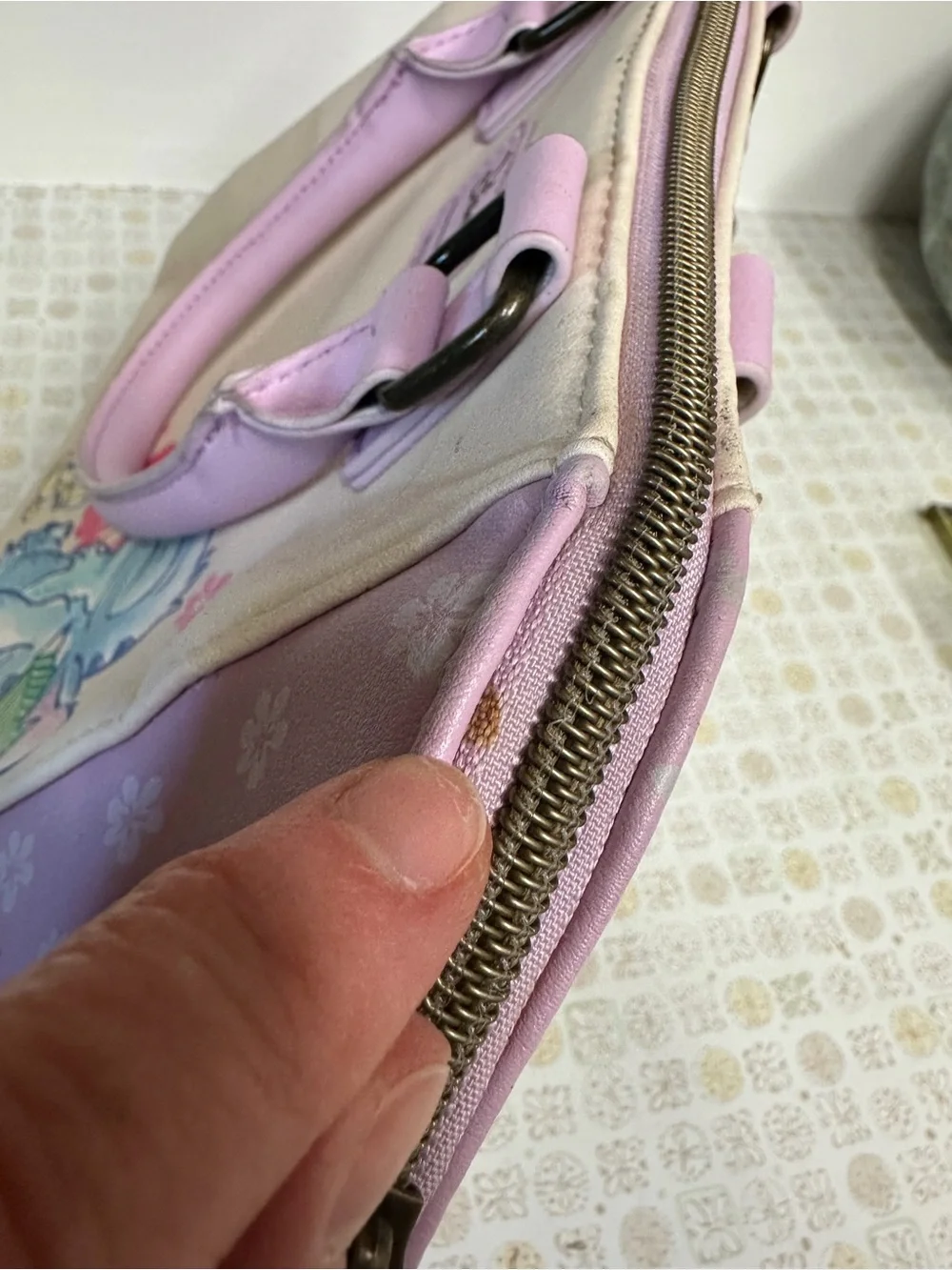 Disney Lavender Lilo & Stitch Satchel